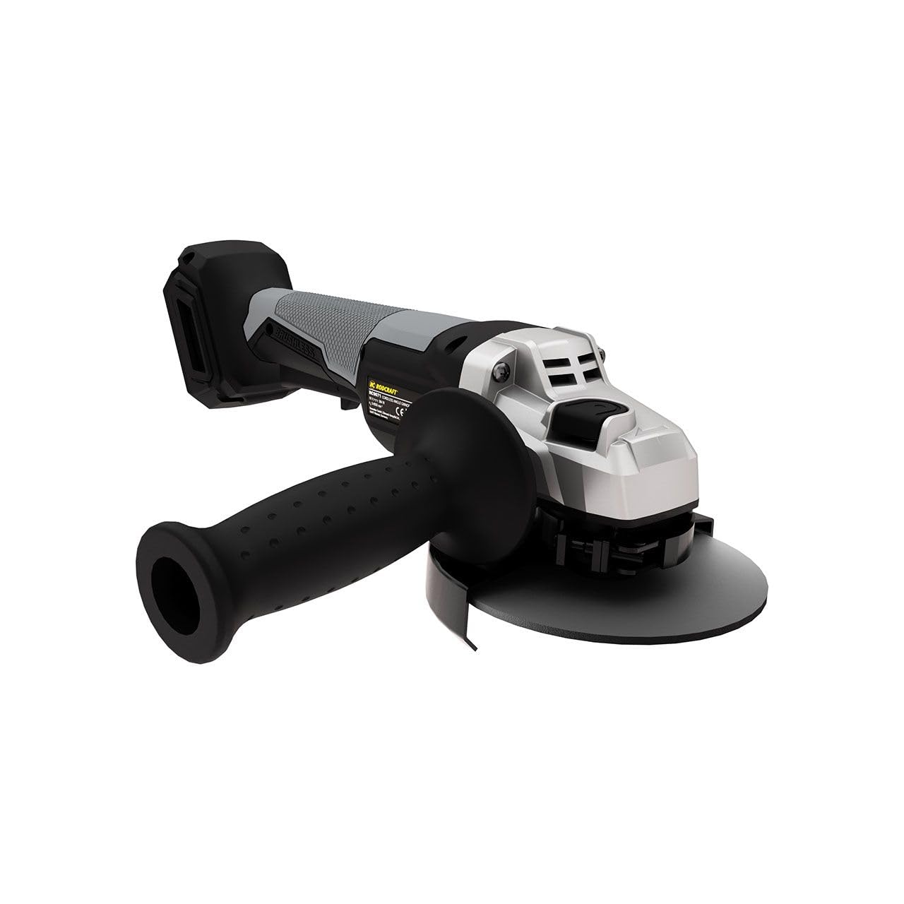 Rodcraft RC9071 akumulatorowa szlifierka kątowa, 18 V, średnica tarczy 125 mm, 8500 obr./min, 1,7 kg, bez akumulatora, bez ładowarki, w kartonie