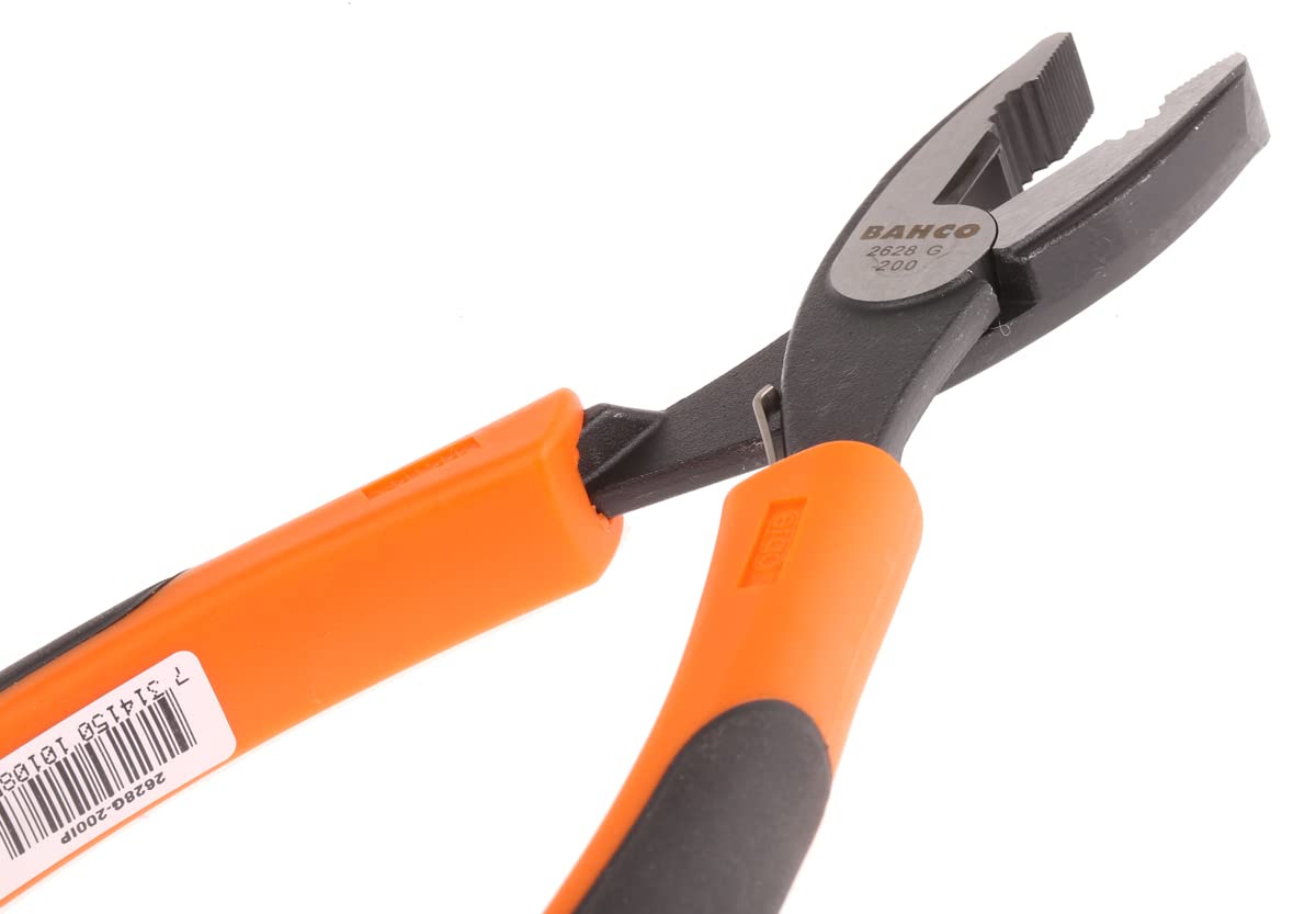 Bahco Kombizange/Backen 39mm, gebogen Schneidkraft → 3,0 mm 200 mm