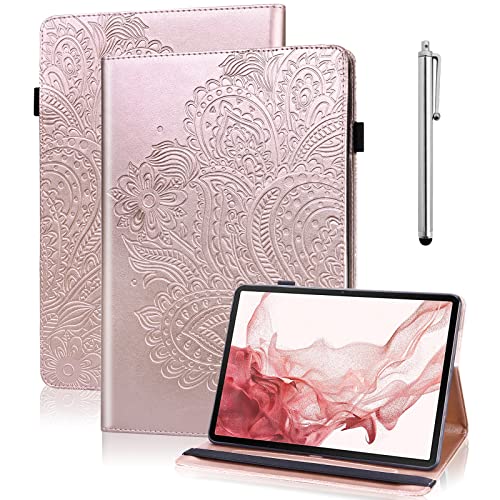 Housse iPad Mini 6 8.3" en cuir doré pour travailler et créer partout