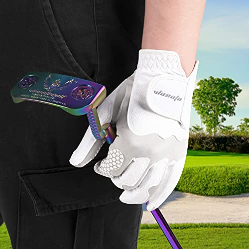 Wosofe Golf Gloves For Men’S Left Hand Lycra Korean Nanometer Grip Soft Comfortable Pack Of 2 thumb #3