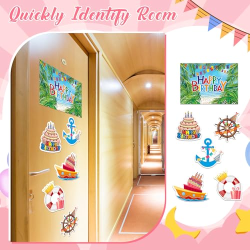 Set de 6 Imanes Decorativos de Cumpleaños para Puerta miniatura 5