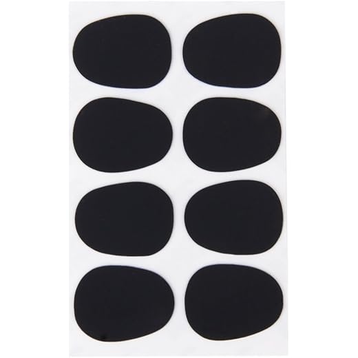 Generic Alto/Tenor Saxophone Sax Mouthpiece Patches Pads Cushions 0.8mm Black