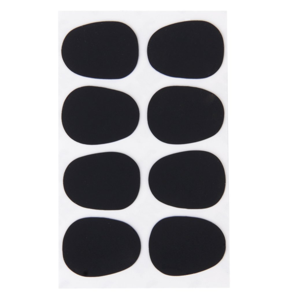 Alto/Tenor Saxophone Sax Mouthpiece Patches Pads Cushions 0.8mm Black-image-39