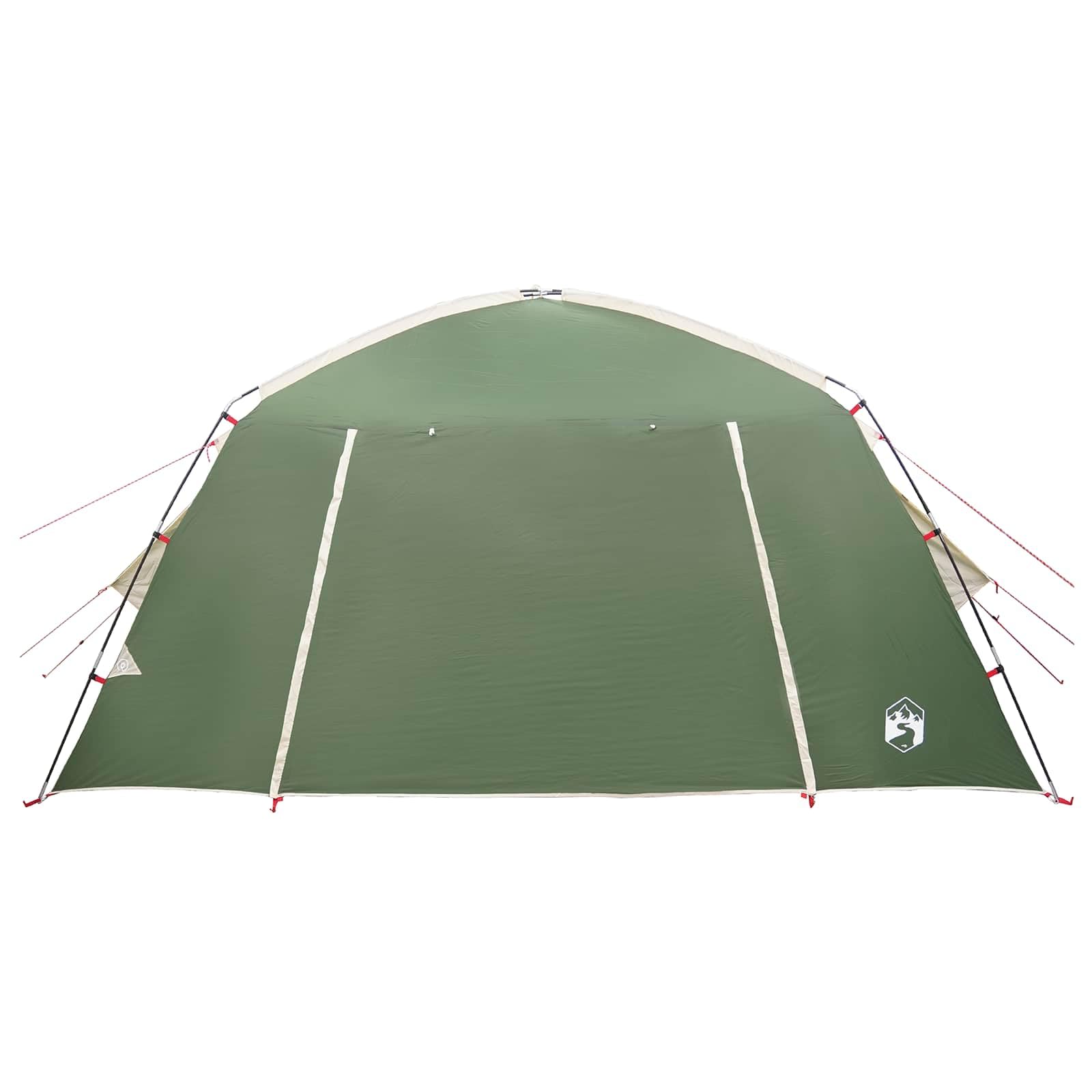 Tenda capanna 210 x 210 x 138 cm, in poliestere, verde, capannone da campeggio