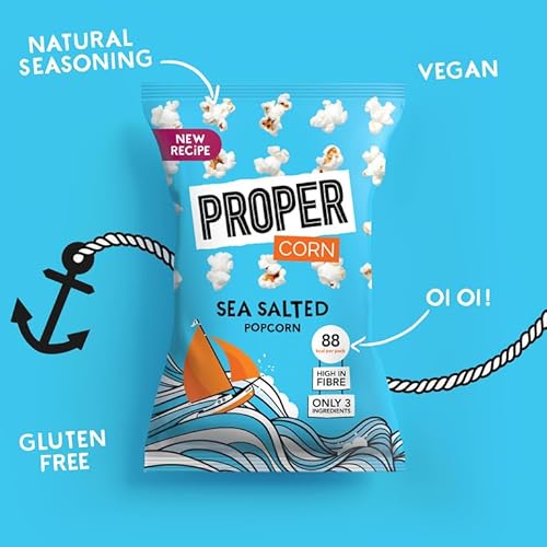 PROPER Lightly Sea Salted Popcorn, 24 x 20g (Pack of 2)