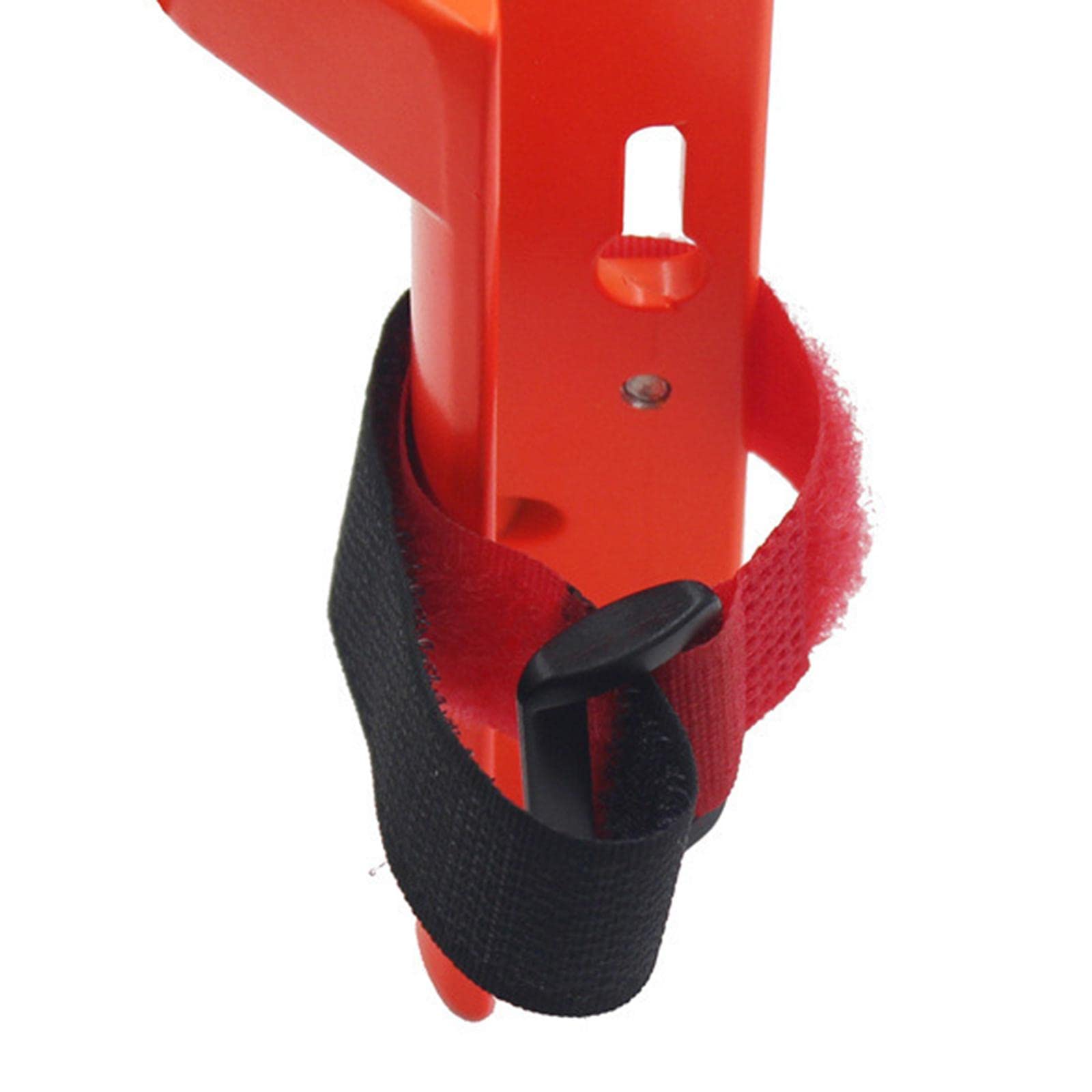 Nivel de varilla de grado Nivel de burbuja Poste de Nivelador vertical Correa de nivel de ángulo para varillas o cuadradas, Naranja