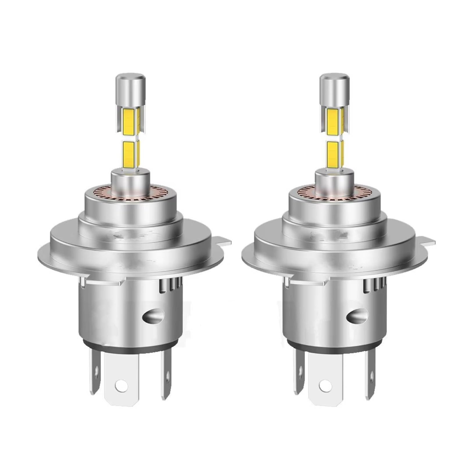 Faro Principal Lámpara Antiniebla Led H1 H3 Turbo Automóvil 12V 24V Plug And Play Faro H4 Canbus Para Coche Bombilla LED Para H7 Motocicleta 3800W(H4 Led Light)