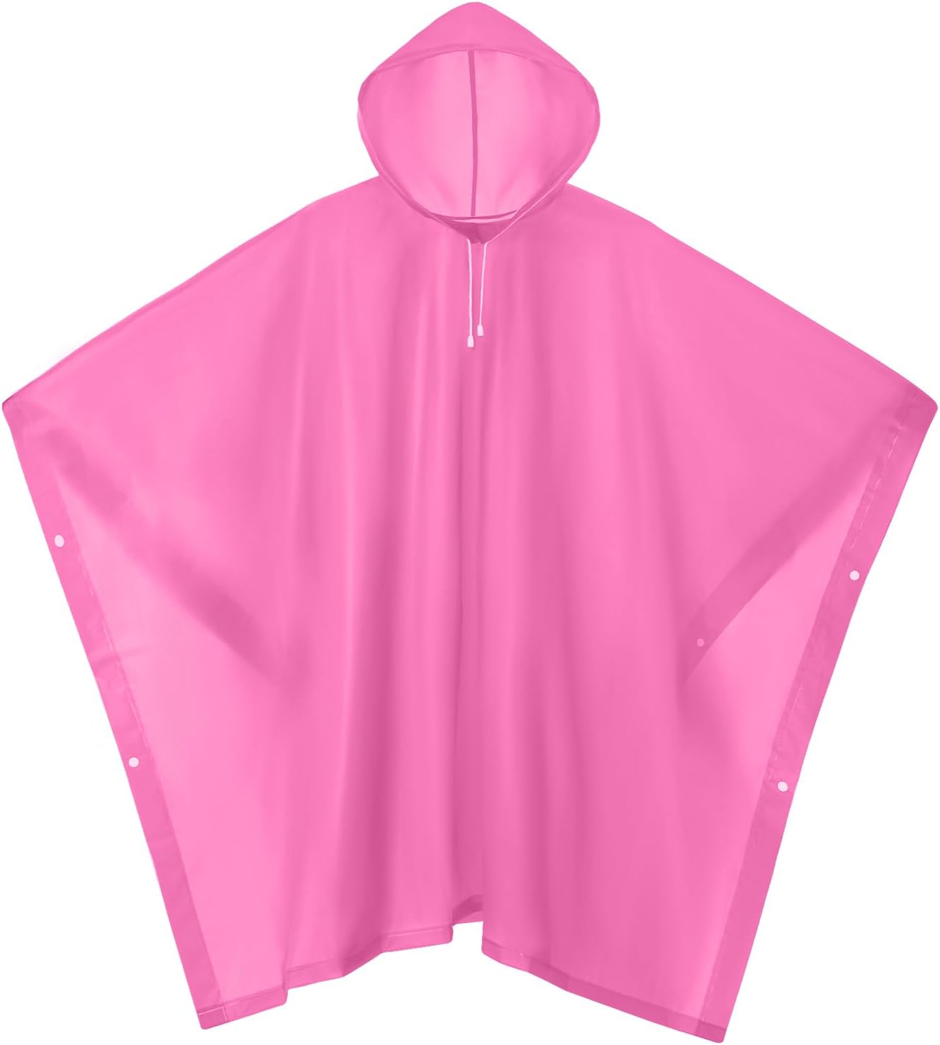 Rain Ponchos for Adults Waterproof Lightweight Raincoat for Men Women Hooded Reusable EVA Rain Jacket Coats