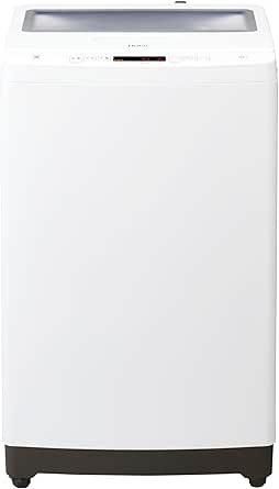 ハイアール(Haier) 洗濯機 JW-H100A(W)ホワイト 洗濯容量10kg全自動洗濯機 6つのボタンシンプル設計 ローデザイン まとめ洗い 大容量 槽洗浄カビ対策 選べる多彩なコースを搭載商品画像