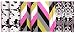Studio C Fashionista Collection Floral 1-Subject Notebook 10.5x8.5 inches 80 Sheets College Ruled Poly Cover Multicolored (95689)