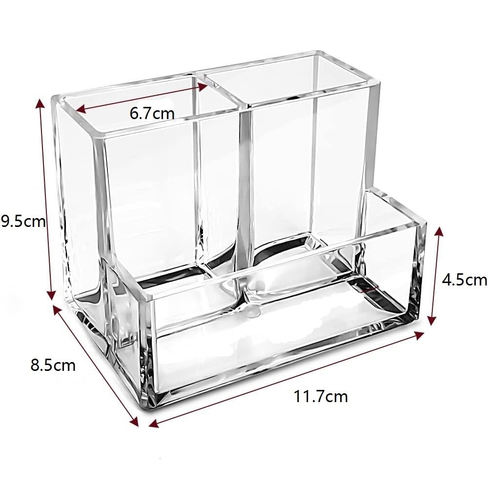 Stiftehalter Vielseitiger Transparenter Schreibtisch-Stifthalter Aus Acryl, Geeignet For Schulen, Wohnungen Und Büros Schreibtischorganizer