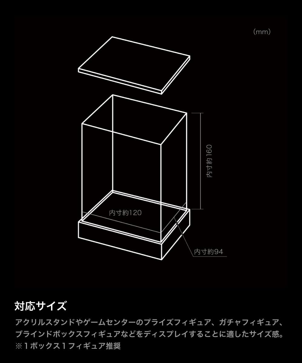 Amazon.co.jp: THANKO PYZONE ディスプレイケース RGBCFDHBK クリア