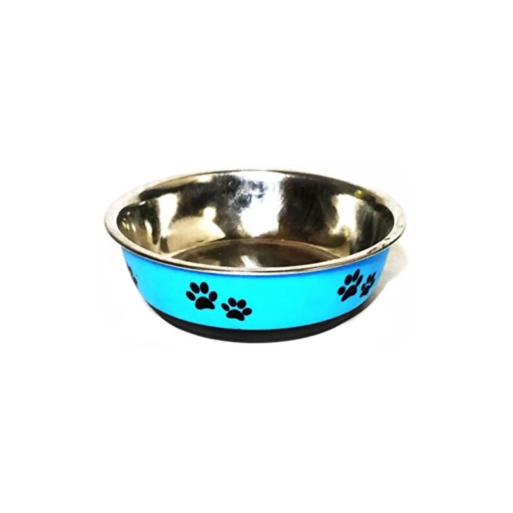 PnM Stainless Steel with Rubber Base Dog Food Bowl Dog Bowl Dog Feeding Bowl 250 ml - Sky Blue (B07GLQ8397) Amazon Price History, Amazon Price Tracker