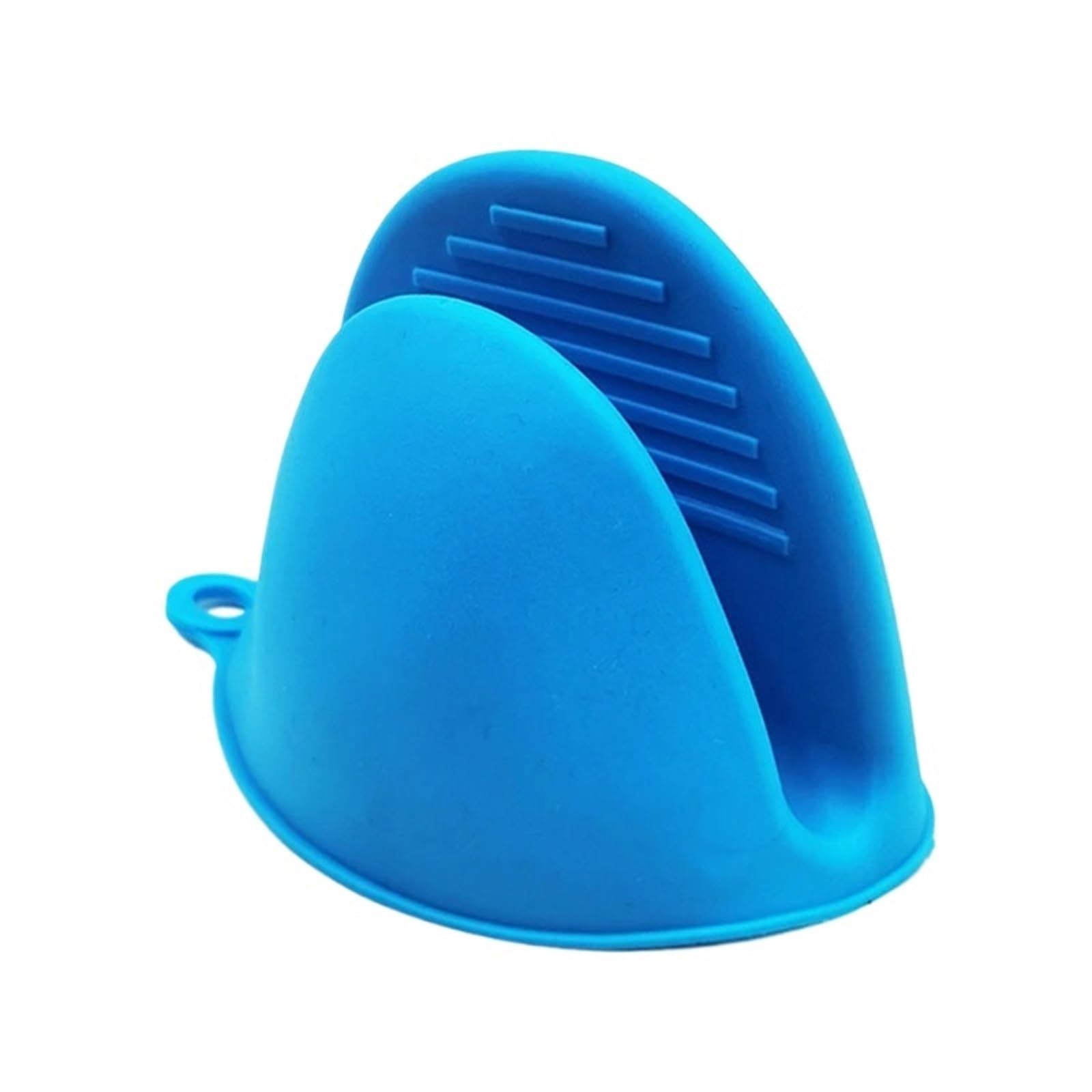 2pcs Thicken Baking Silicone Oven Mitts Microwave Glove Heat Insulation Anti-slip Bowl Pot Clips Kitchen Gloves For Cooking & Baking(2pcs-blue)