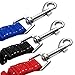 Kuntrona Double Dog Leash Elastic Bungee Pet Coupler Walking Leads for 2 Twin Dogs Leashes Splitter 3 Colors Avaliable Blue 2X46cm