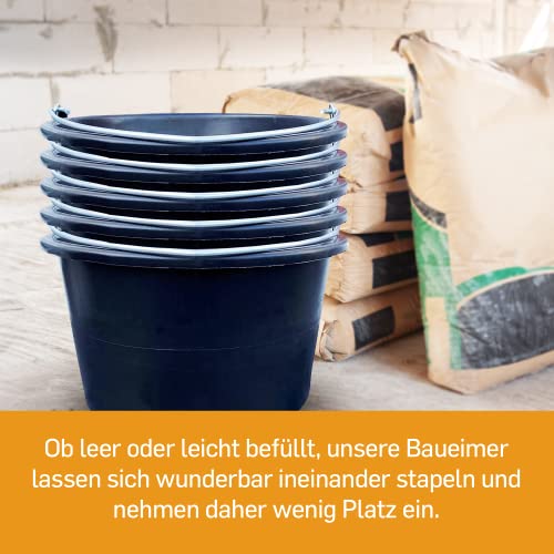 5 secchi da 40 litri, secchiello per edilizia