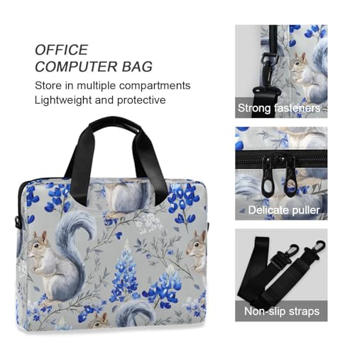 Maletín portátil para laptop 15.6 pulgadas azul y gris miniatura 6