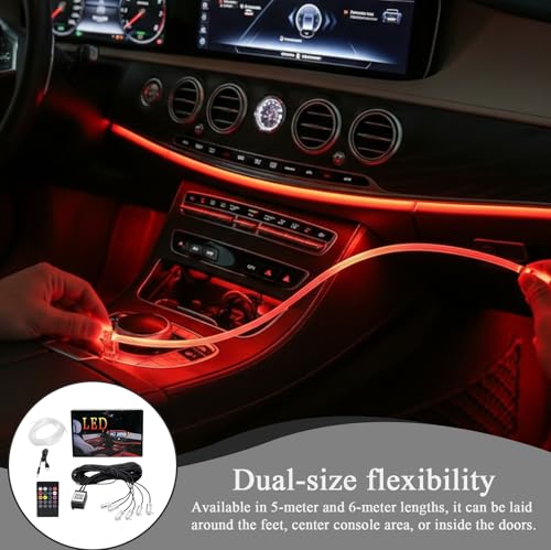 Luces de ambiente para automóvil con control remoto inalámbrico multiuso 2