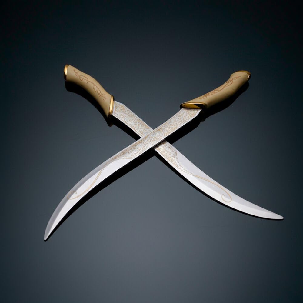 57 SPECIAL REPLICAS Accessoire de Cinémaens emble de Deux LOTR Leegolass 56 cm avec Une tenture Murale JT6036-A