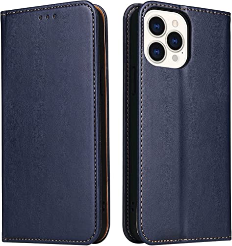 Funda de cuero para iPhone 14 Pro Max que evita llevar cartera grande