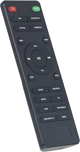 Miniatura 2 de Allimity Nuevo control remoto de repuesto compatible con el sistema de barra de sonido Pheanoo D5 D6