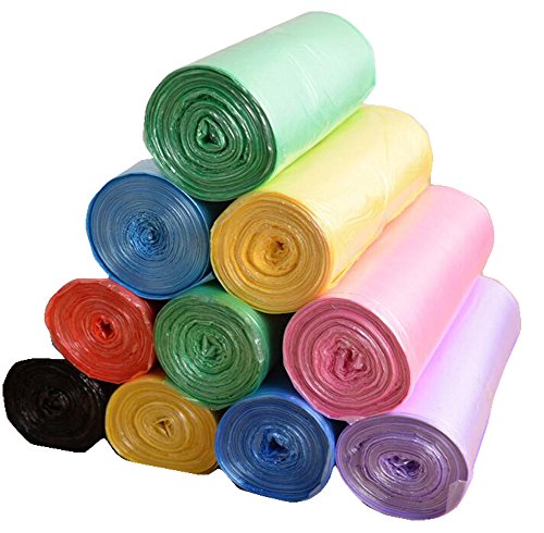 Ruikey 10 Rolls/Set Plastic garbage Bags Trash Bags (30 x 23 cm)