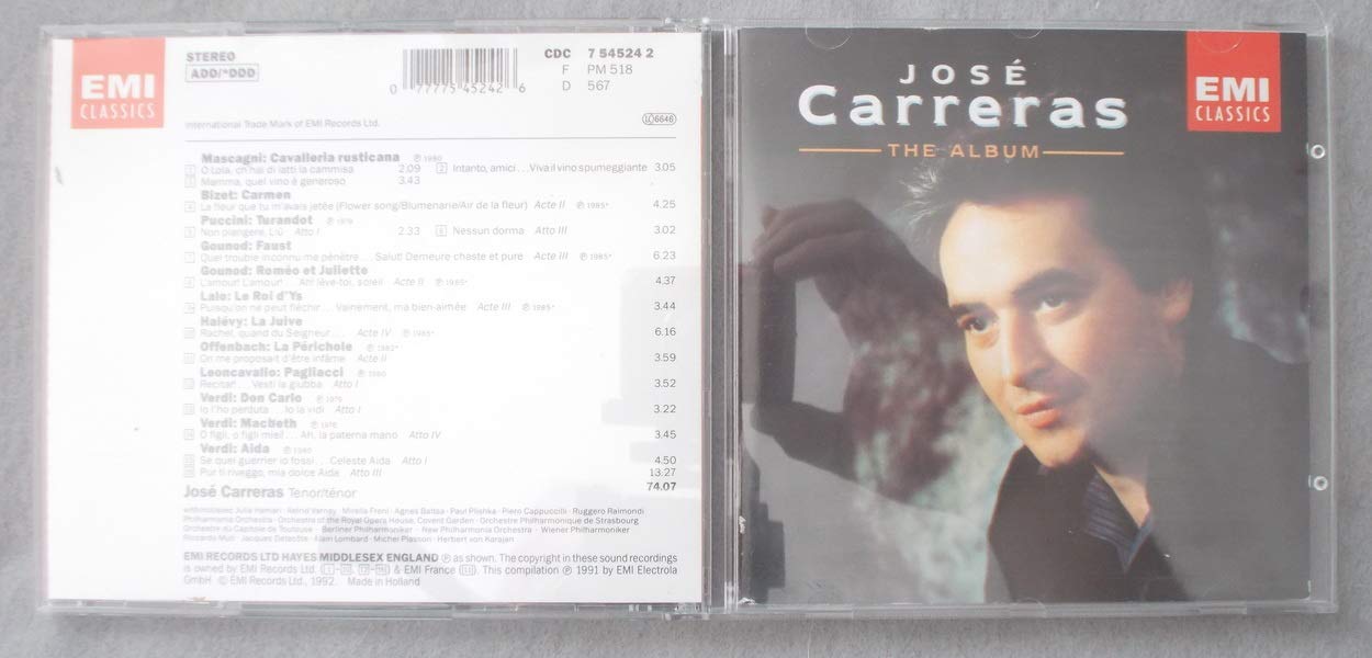 Carreras/The Album [Audio CD] CARRERAS,JOSE