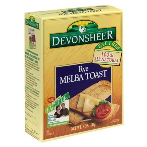 Devonsheer Melba Toast Rye Organic, 5 oz Grocery