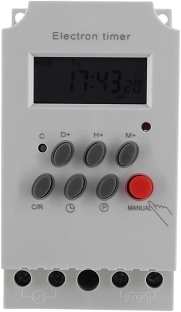 Digital programmable Electric Off Timer Switch 24 Hours KG316T-II Timer 220V with Battery