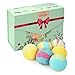 Produktbild Liberex Badebomben Geschenk Set - Organische Natürliche Badekugeln für Entspannen und Befeuchten Trockene Haut, Geschenkset für Sie, Mama, Frauen und Mädchen, 6 Düfte x 100g