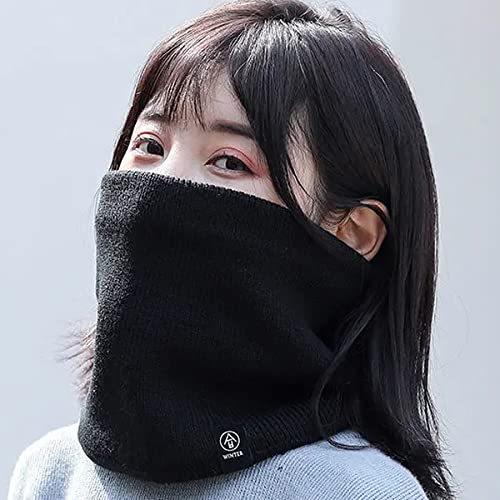 Bufanda de lana aislante térmica con forro polar para invierno 3