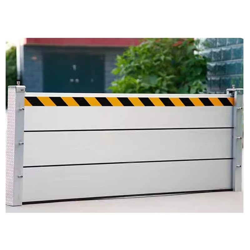 Barrière de contrôle des inondations en aluminium amovible pour porte de garage