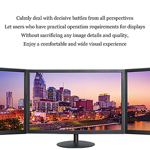 Image of 24-inch Desktop Monitor Portable Full Hd LCD External Monitor 1920x1080p with Hdml+vga Interface Suitable Monitor for Standing Home Offices Computers Games