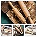 HOLIDYOYO Baking Rolling Pin Ergonomic Roller for Bread Pastry and Pizza Design Easy to Clean Kitchen Tool for All Types