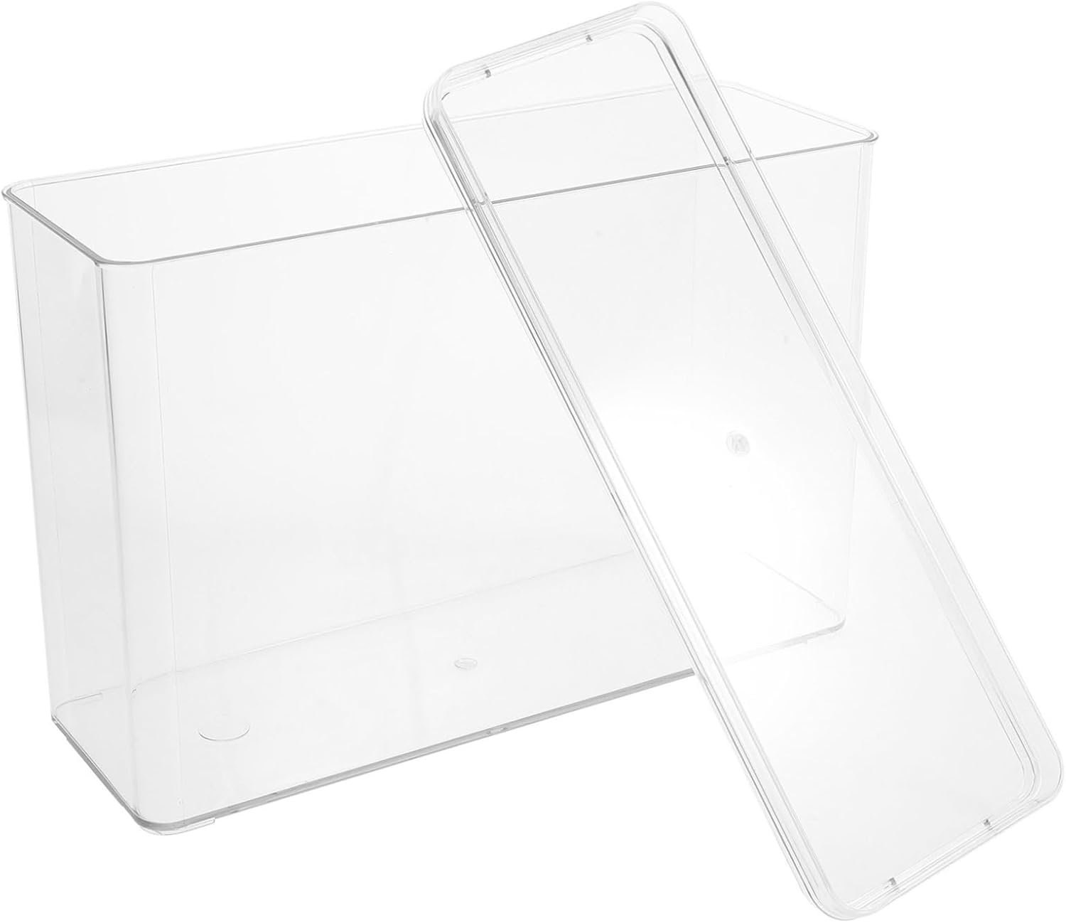 Storage Box Lid Large Capacity Desk Organizer for Phone Cases Cosmetics and Miscellaneous Items Versatile Acrylic Storage Container for Home Office and School