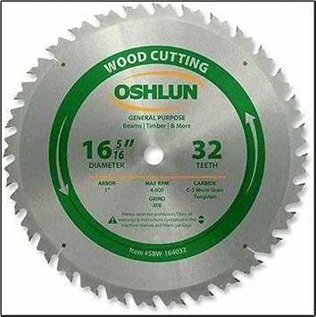 ARC-POWER for 16-5/16" 32T Carbide Tip Wood Cutting Saw Blade for Makita Beam Saw