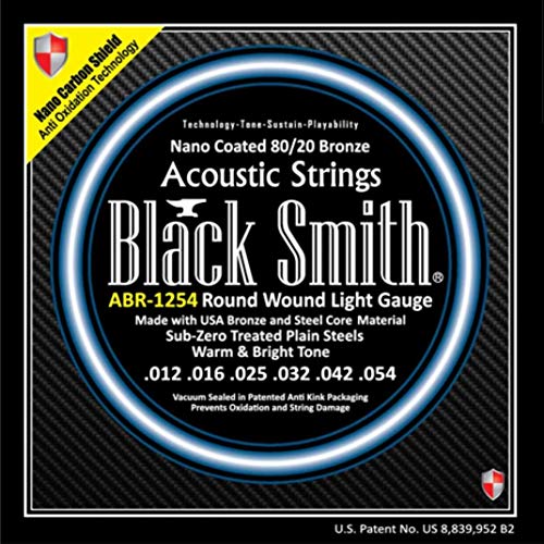 Black Smith AOT-BR1254 – Jeu Cordes acoustiques br AOT 12-54 - Les Beatles, Paul McCartney, John Lennon, RIngo Starr, George Harrison Black Smith AOT-BR1254 - Jeu Cordes acoustiques br AOT 12-54