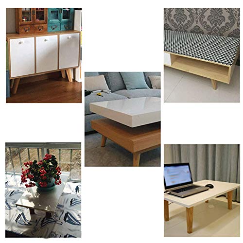 Patas de madera de caucho para transformar tu mesa de centro o sofá con estilo nórdico 4