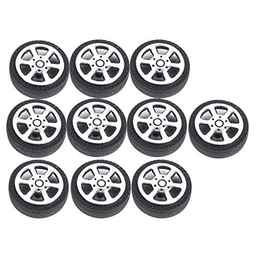 Oshhni Llanta de Rueda de Coche RC de 10 Uds. 30mm para Modelo de Juguete RC Accesorio de Coche