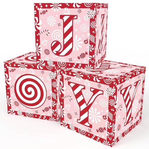 Boîtes à sucre d'orge de Noël en métal pour biscuits et confiseries de fête