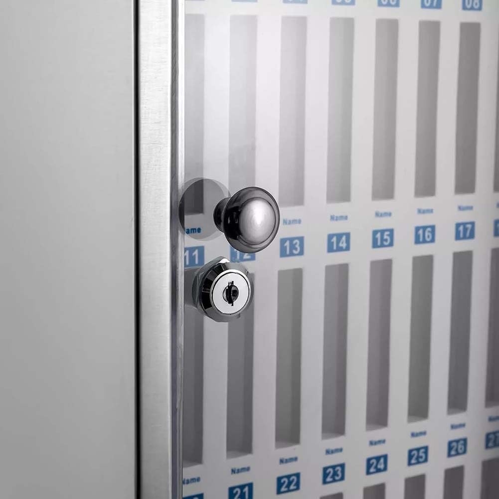 Armadietto fissato al muro del telefono cellulare della lega di alluminio con la serratura di sicurezza e la maniglia per i laboratori dell'ufficio dell'aula 24 Slot Gover