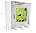 80000855 ZOLL AED Plus Standard Size Cabinet with Audible Alarm - Metal - White