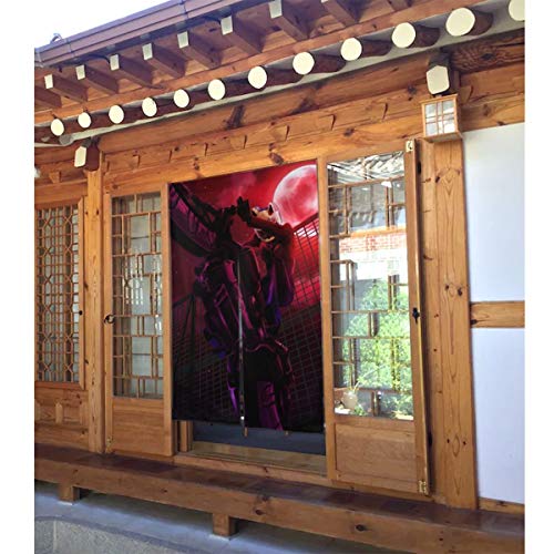 Hkdfjg Anime Du-rar-ara Door Curtains Blackout Protection Privacy Dust-Proof Door Curtain Blind for French Door Panel Doorways or Windows Wall Mount Multifunction Door Curtain