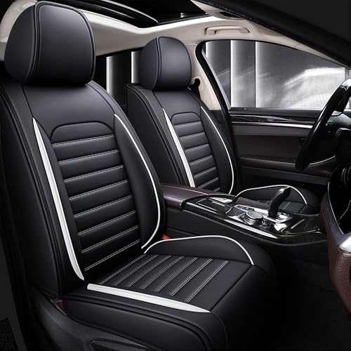 SERTGFRE Fundas Asientos Delanteros Coche, para Renault Kadjar Bose VK-Spec 2010-2014 Protector de Asiento Delantero para Conductor y Copiloto,C White