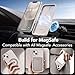 GONEZ Magnetic for iPhone 14 Case, Compatible with Magsafe, with Screen Protector + Camera Protector, Anti-Scratch Microfiber Lining, Liquid Silicone Shockproof Protective Phone Case, Stone