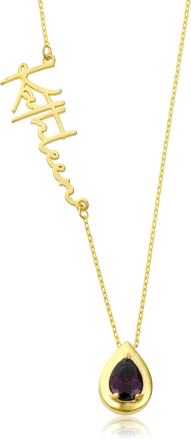 Alexandrite Birthstone Necklace (Rose Gold) Clothing