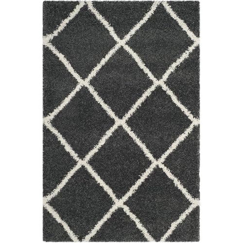 Image of F & B Rugs Luxurious Luck high Density Thick & Soft Shaggy Carpet Microfiber 2 Inch Pile Height 6 x 9 feet