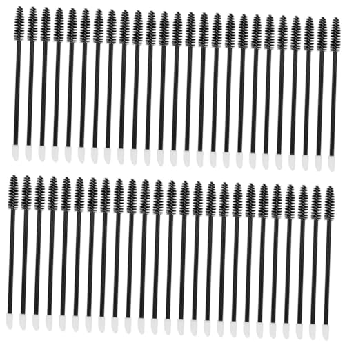 FOMIYES 50pcs Disposable Eyebrow Brush Applicator Eyelash Brush Set Perfect for Travel Home Use