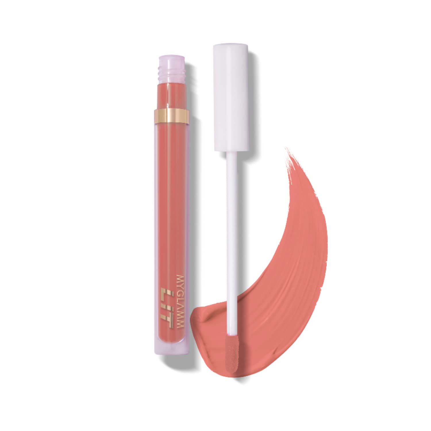 MyGlamm LIT Liquid Matte Lipstick-Pie Hunt (Pink)-3 ml | With Moringa Oil | 12HR Long-lasting Lipstick | Cruelty-Free Matte Lipstick