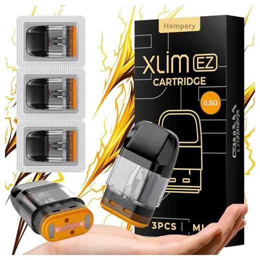 XLIM EZ Pod Kit Cartridge 0.8 Ohm Pods XLml COMPATIBLE With 9 Devices E-Cigarettes Replacement Pods 3 Pack of 3 E-liquid | Large Capacity Pod System - Long Coil Lifespan - NO Nicotine (XL 0.8 Ohm)